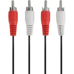 Audio & Video Accessoires > Q-link tulp kabel 2RCA/2RCA male-male 1.5 meter rood/wit