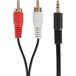 Audio & Video Accessoires > Q-link tulp kabel 1STE/2RCA male-male 5 meter rood/wit
