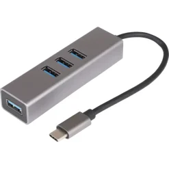 Computeraccessoires > Q-link USB-C Hub 4 USB 3.0 poorten