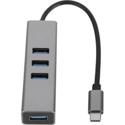 Computeraccessoires > Q-link USB-C hub 4 USB 3.0 poorten