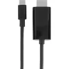 Audio & Video Accessoires > Q-link USB-C naar HDMI kabel 2 meter zwart