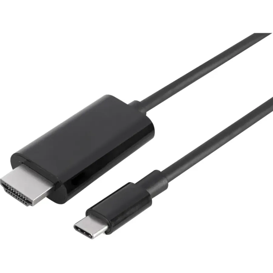 Audio & Video Accessoires > Q-link USB-C naar HDMI kabel 2 meter zwart