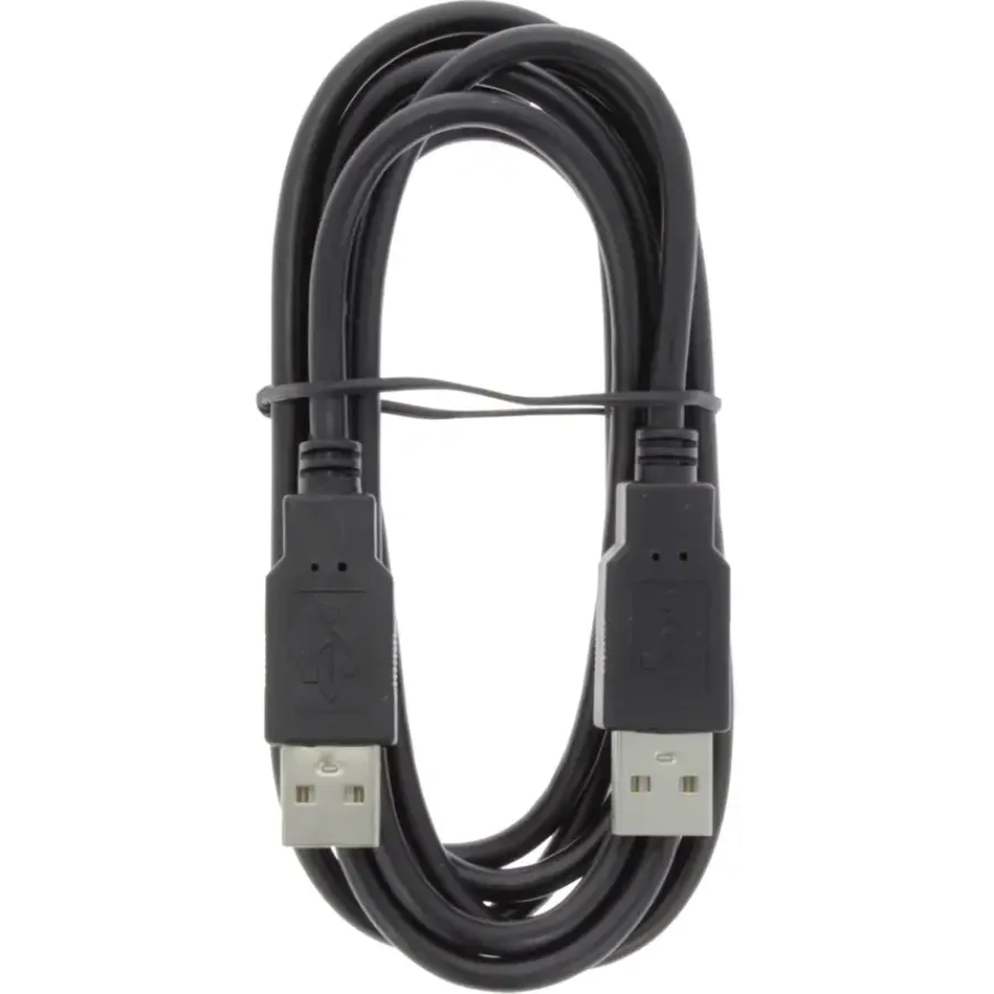 Computeraccessoires > Q-link USB kabel 2.0 USB-A male/male 2 meter grijs