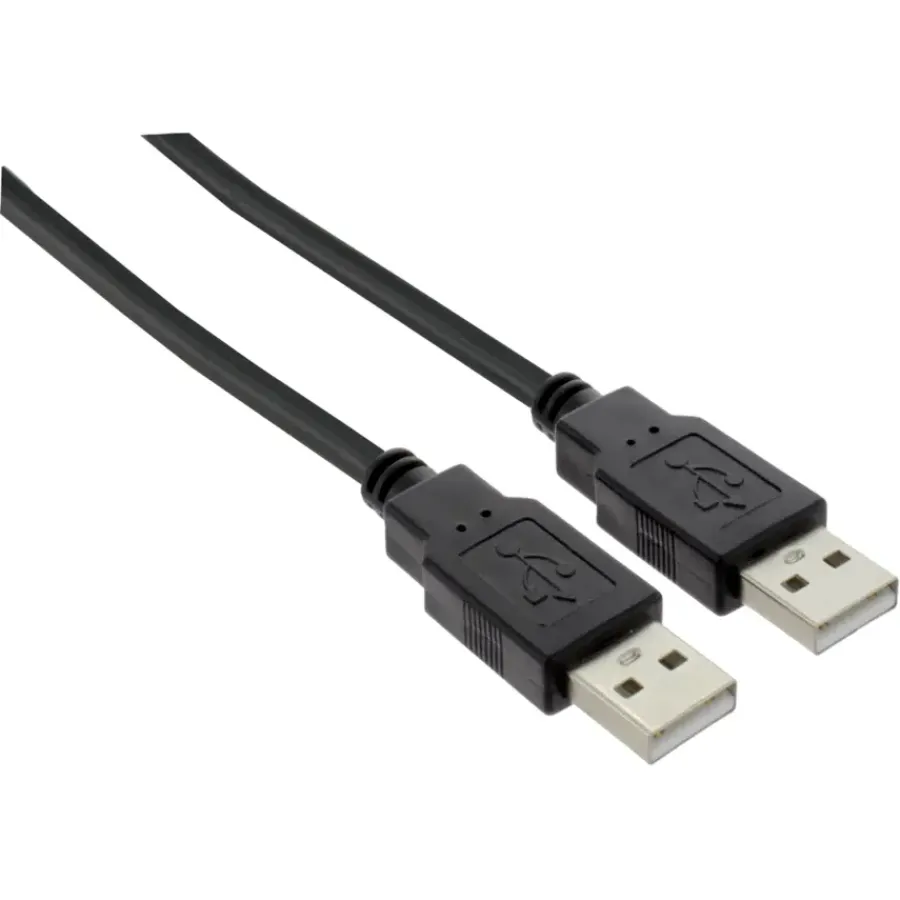 Computeraccessoires > Q-link USB kabel 2.0 USB-A male/male 2 meter grijs