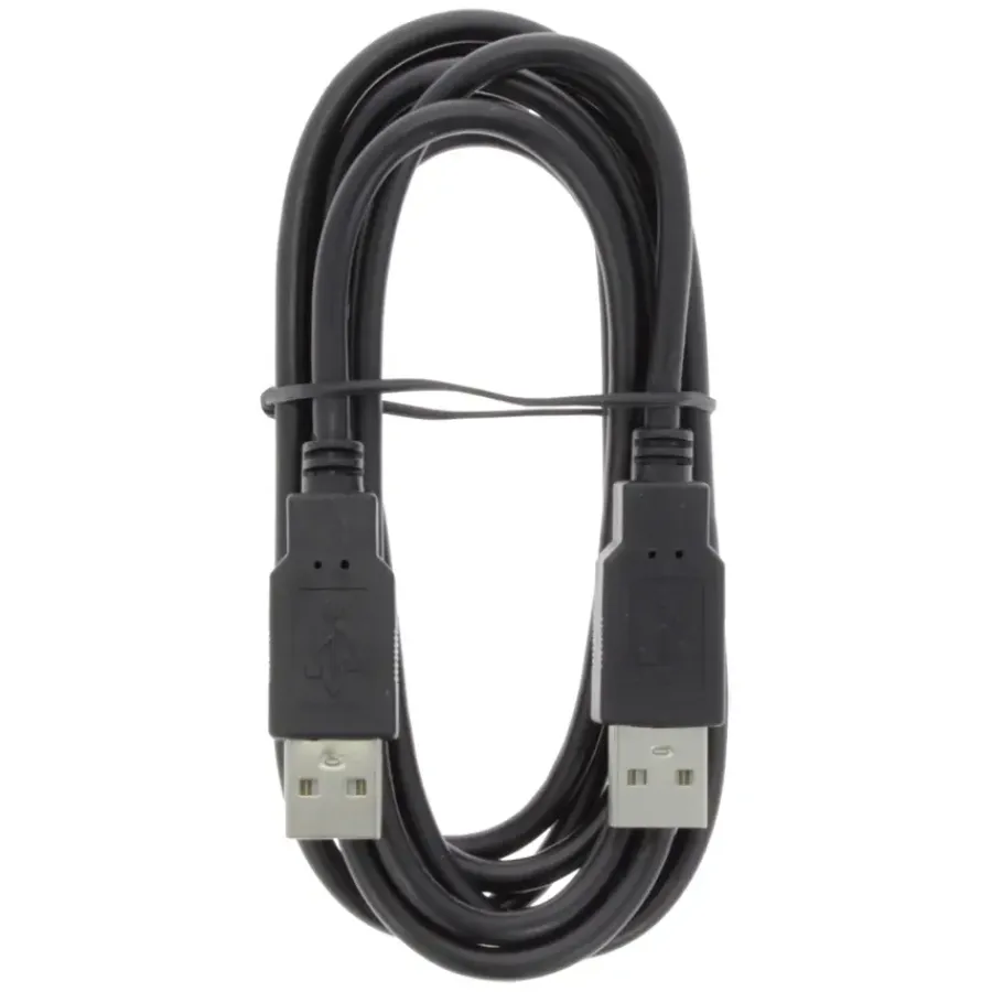 Computeraccessoires > Q-link USB kabel 2.0 USB-A male/male 2 meter grijs