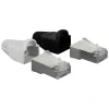 Audio & Video Accessoires > Q-link UTP connector 4x/kap RJ45 2x zwart wit 8 stuks