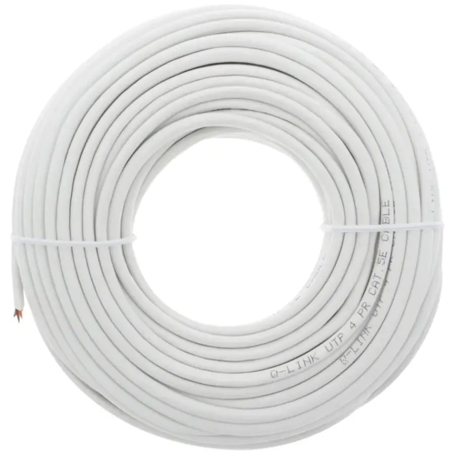 Computeraccessoires > Q-link UTP kabel CAT5E AWG26 20 meter wit