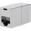 Computeraccessoires > Q-link UTP koppelstuk 8P RJ45 afgeschermd aluminium kleur