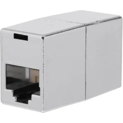 Computeraccessoires > Q-link UTP koppelstuk 8P RJ45 afgeschermd aluminium kleur