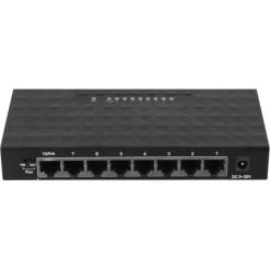 Computeraccessoires > Q-link UTP netwerkswitch 8 poorten gigabit ethernet zwart
