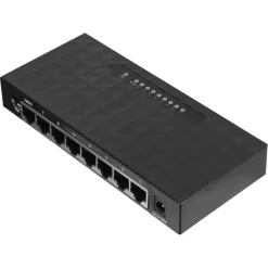 Computeraccessoires > Q-link UTP netwerkswitch 8 poorten gigabit ethernet zwart