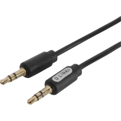 Audio & Video Accessoires > Q-link verlengkabel stereo 3.5 mm male/male 1.5 meter zwart