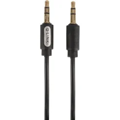 Audio & Video Accessoires > Q-link verlengkabel stereo 3.5 mm male/male 1.5 meter zwart