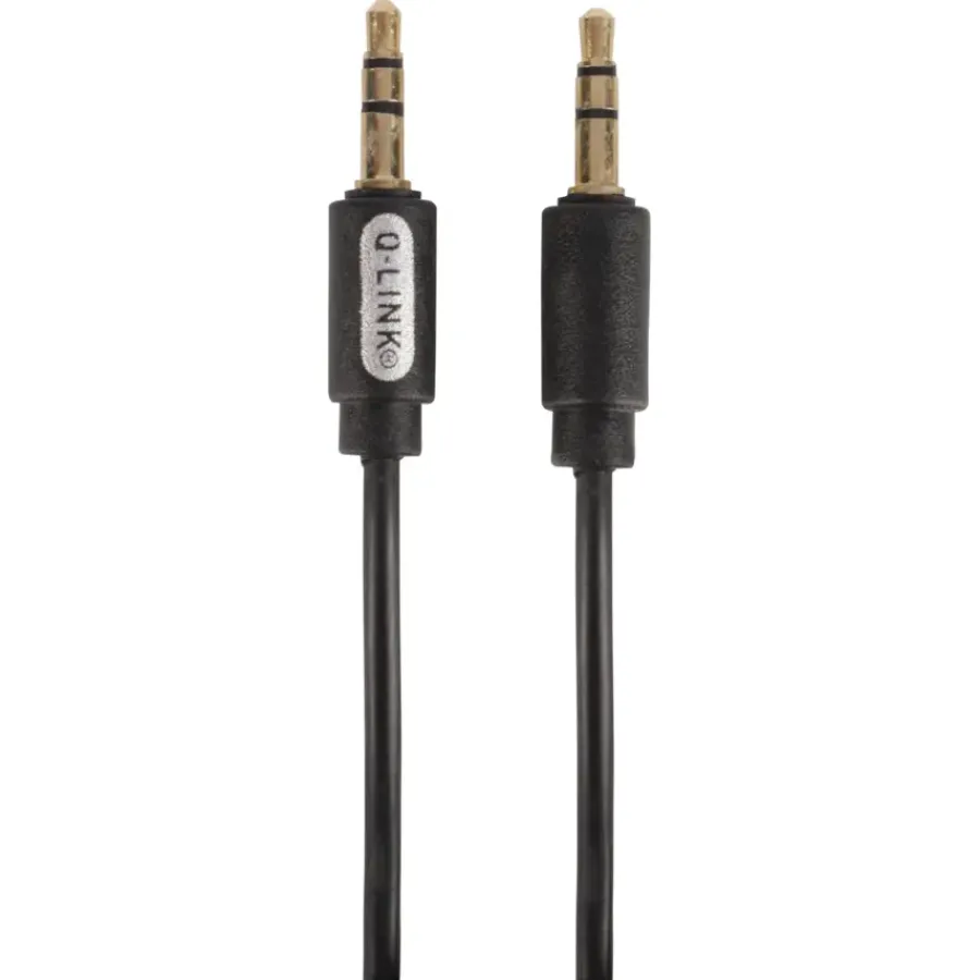Audio & Video Accessoires > Q-link verlengkabel stereo 3.5 mm male/male 1.5 meter zwart