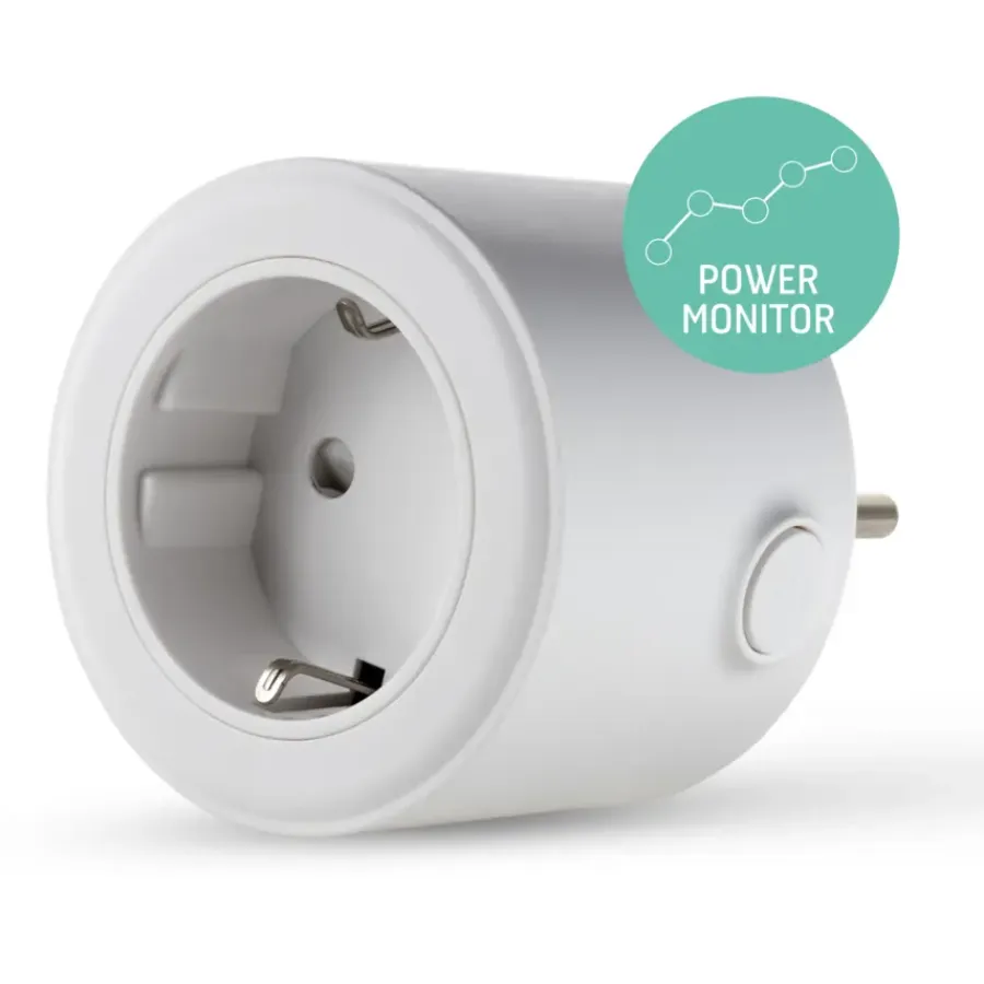 Stekkers|Smart Schakelmateriaal > Qnect Slimme stekker Wifi met Energiemeter