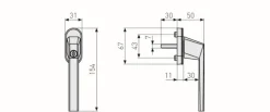 Raambeslag|Raamsluiting > Abus Raamboom FG110 zwart 3 stuks