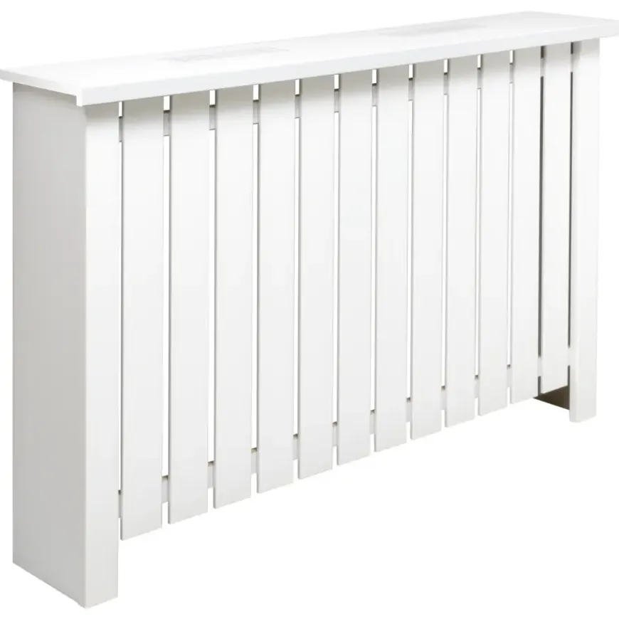 Radiatorbekleding Oxford wit 153x100 cm