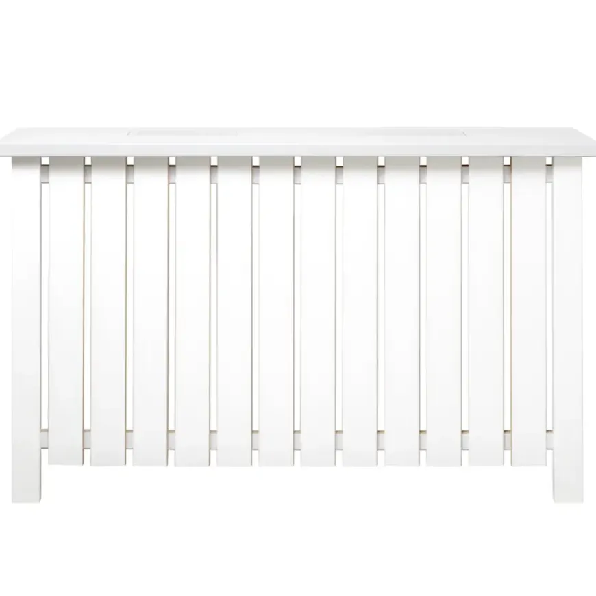 Radiatorbekleding Oxford wit 153x100 cm