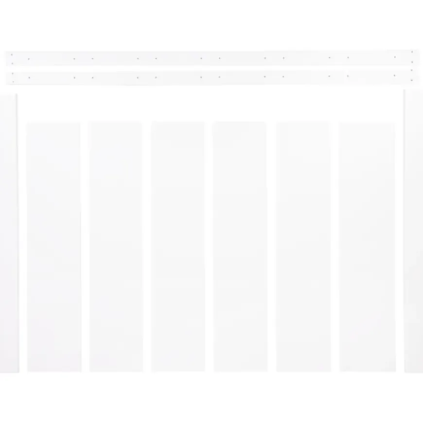 Radiatorpaneel Preston wit 153x100 cm