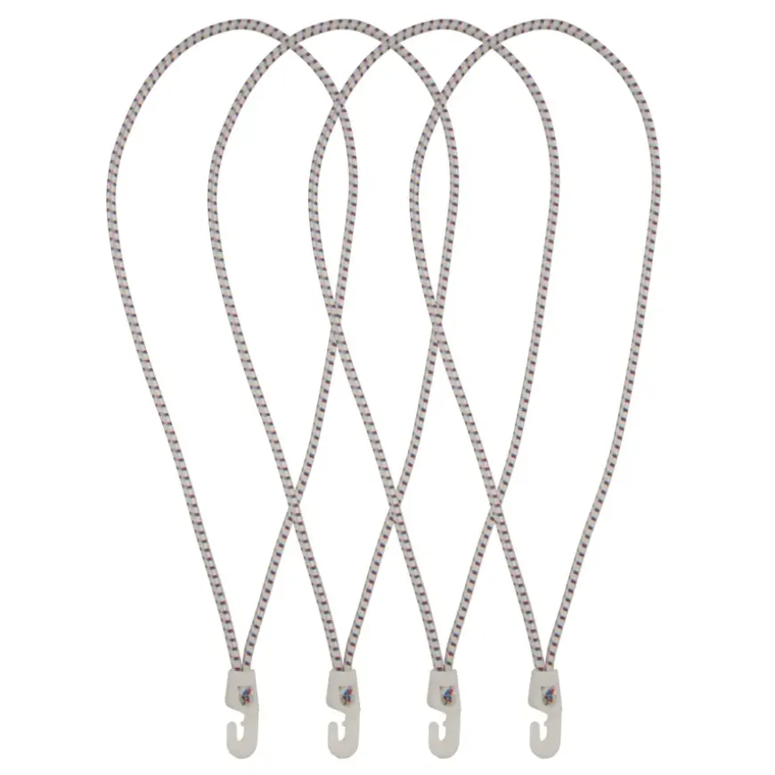 Rakband elastiek met haak 4mm 35cm 4 stuks