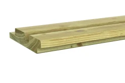 Vuren Geschaafd > Geen Rhombusprofiel vuren hout geschaafd 180 x 2,8 x 14,5 cm