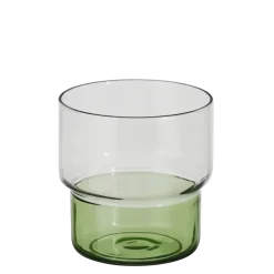 Riga drinkglas groen - h8,5xd8cm