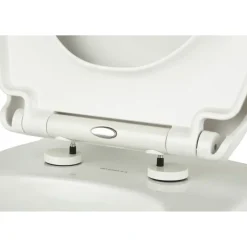 Riga toiletbril thermoplast wit met softclose en quick release