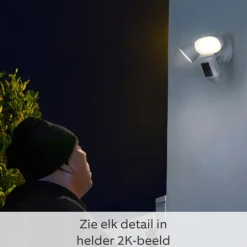 Elektronische Beveiliging > Ring Floodlight Camera Wired Pro Zwart 2K
