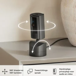 Elektronische Beveiliging > Ring Pan & Tilt Indoor Cam Zwart