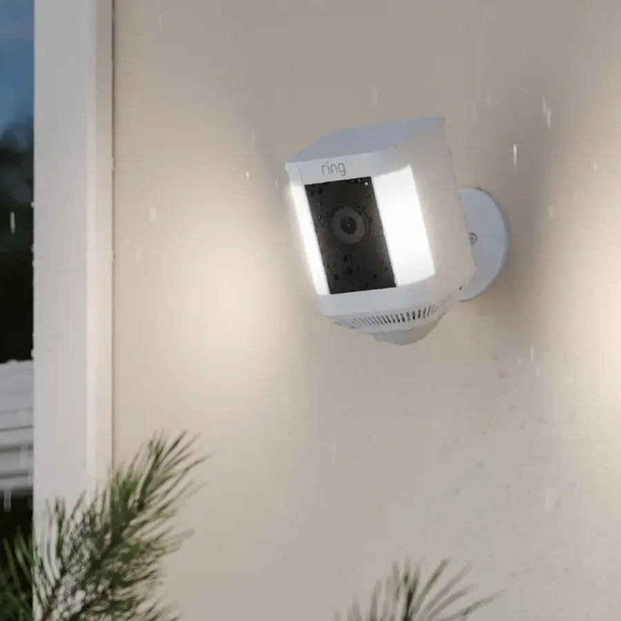Elektronische Beveiliging > Ring Spotlight Camera Plus Battery Wit