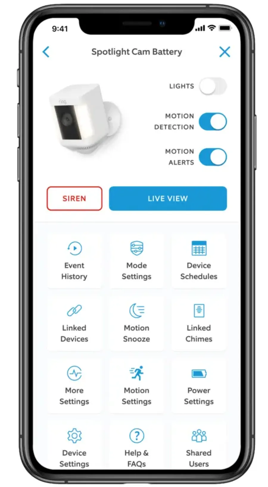 Elektronische Beveiliging > Ring Spotlight Camera Plus Battery Wit
