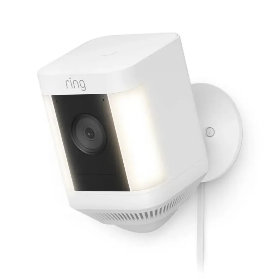 Elektronische Beveiliging > Ring Spotlight Camera Plus Plug-in Wit