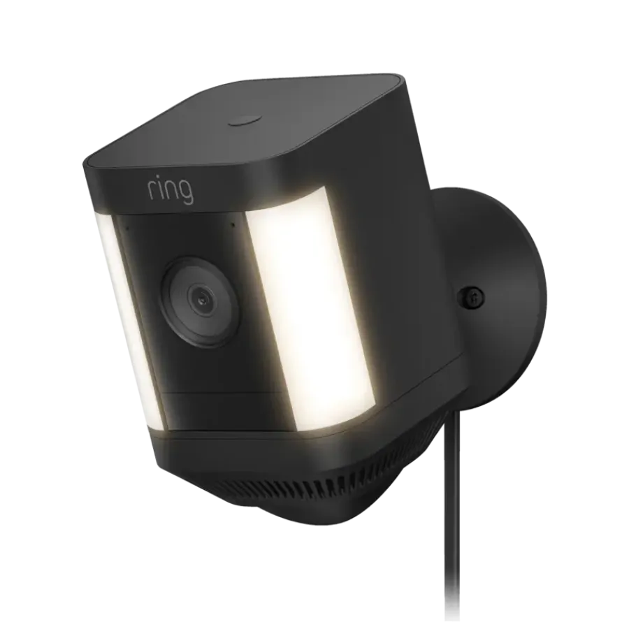 Elektronische Beveiliging > Ring Spotlight Camera Plus Plug-in Zwart