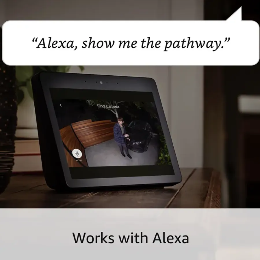 Elektronische Beveiliging > Ring Spotlight Camera Plus Plug-in Zwart