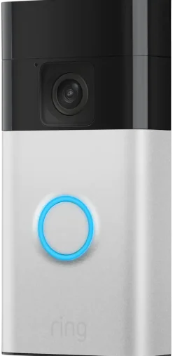 Intercoms & Deurbellen|Elektronische Beveiliging > Ring Video Deurbel Satijn Nikkel