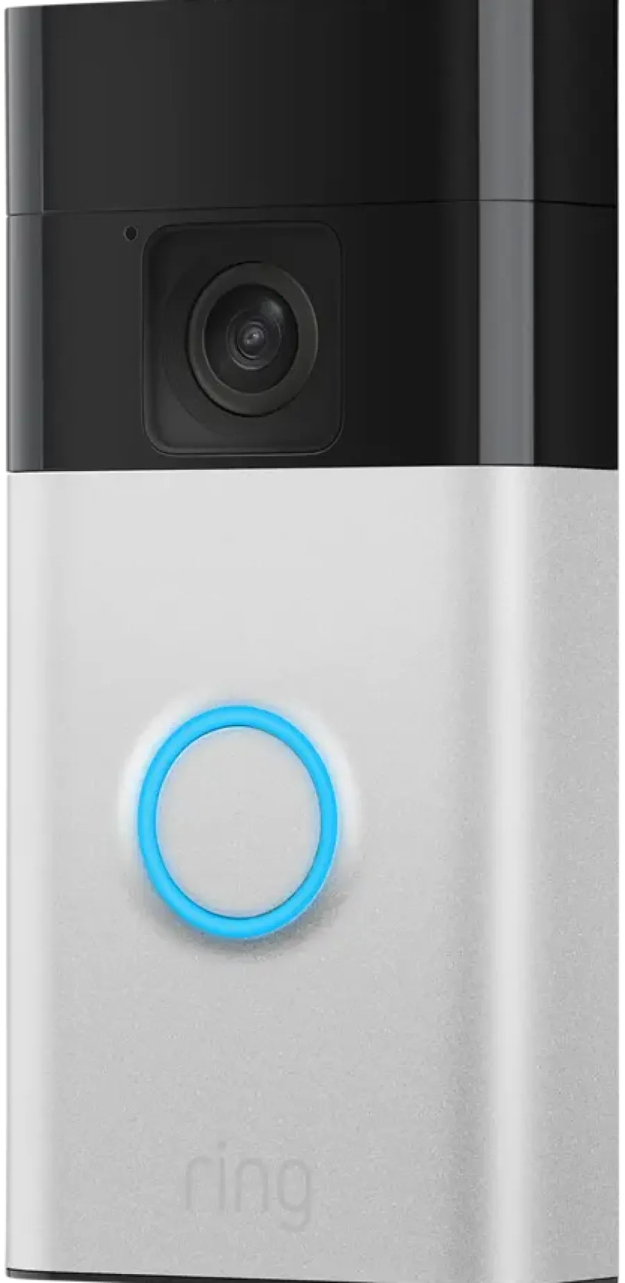 Intercoms & Deurbellen|Elektronische Beveiliging > Ring Video Deurbel Satijn Nikkel
