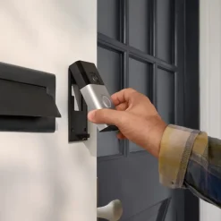 Intercoms & Deurbellen|Elektronische Beveiliging > Ring Video Deurbel Satijn Nikkel