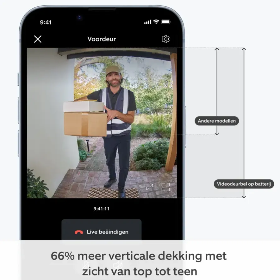 Intercoms & Deurbellen|Elektronische Beveiliging > Ring Video Deurbel Satijn Nikkel