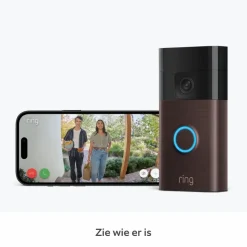 Intercoms & Deurbellen|Elektronische Beveiliging > Ring Video Deurbel Venetiaans Brons
