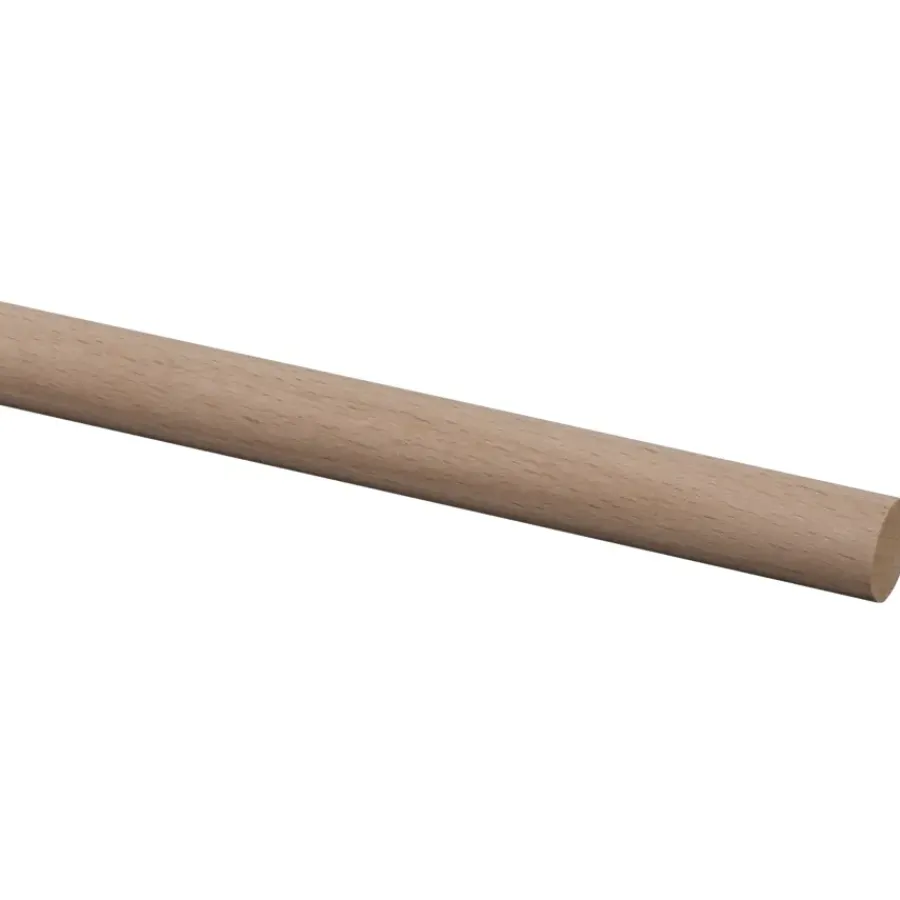 Houtenprofielen|Overgangsprofielen > Geen Ronde stok beuken Ø15 mm lengte 100 cm