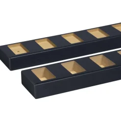 Houtenprofielen > Cando Green Roomdivider profiel recht 90° lava eiken 2 stuks
