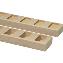Houtenprofielen|Overgangsprofielen > Cando Green Roomdivider profiel recht 90° natuur eiken 2 stuks
