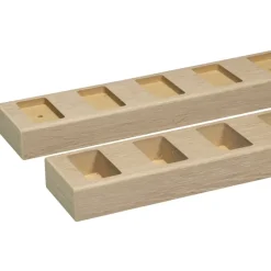 Houtenprofielen|Overgangsprofielen > Cando Green Roomdivider profiel recht 90° natuur eiken 2 stuks