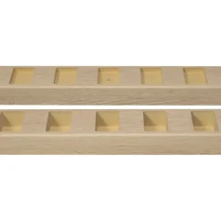 Houtenprofielen|Overgangsprofielen > Cando Green Roomdivider profiel recht 90° natuur eiken 2 stuks