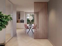 Wandpanelen|Houtenprofielen > CanDo Roomdivider profiel recht 90° walnoot 2 stuks