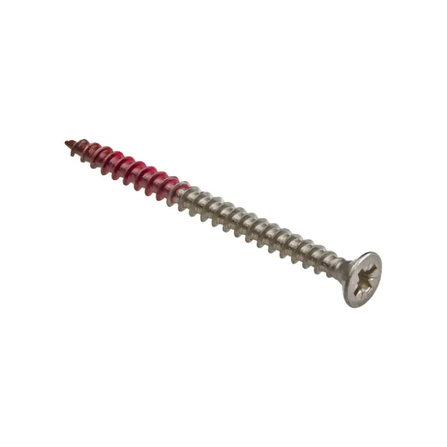 Rotadrill schroef universeel platkop PZ2 RVS 5x40 mm 5 stuks