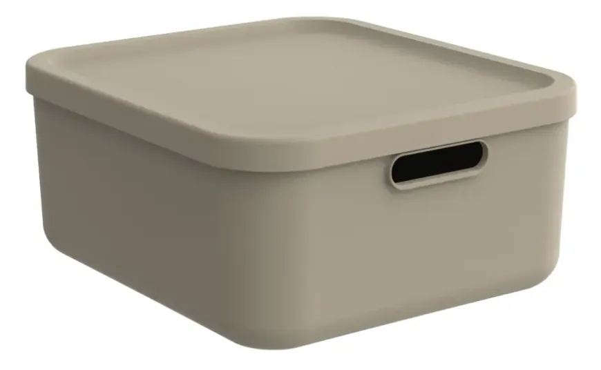 Rotho opbergbox Albula cappuchino beige 20 L