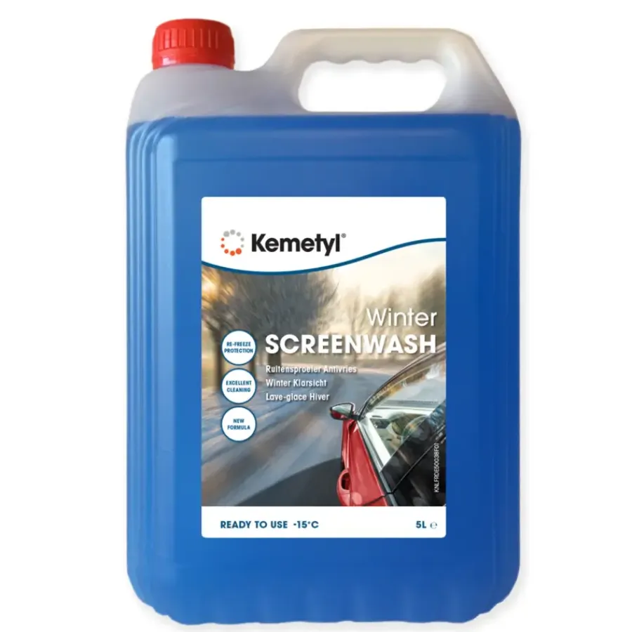 Auto Onderhouds- & Smeermiddelen|Zomer- & Winterartikelen > Kemetyl Ruitensproeiervloeistof Winter -15 °C (5 Liter)