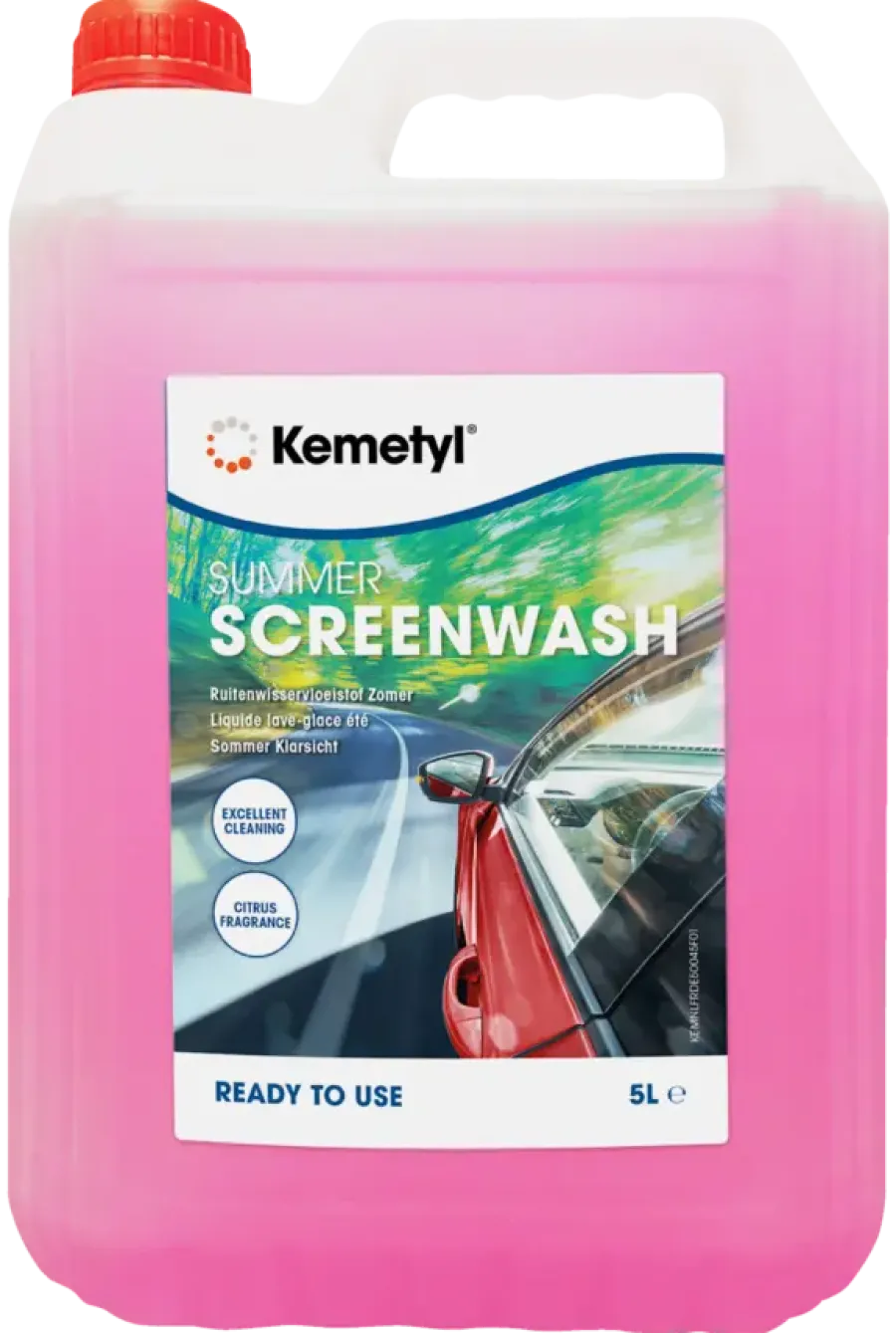 Auto Onderhouds- & Smeermiddelen|Zomer- & Winterartikelen > Kemetyl Ruitensproeiervloeistof zomer 5 liter