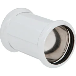 Sanitair Aansluitmateriaal|Toilet Onderdelen > Sanivesk Buisverbinder 32mm Chroom